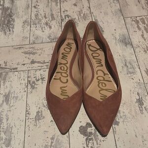 Sam Edelman Women's Tan Suede Loafers